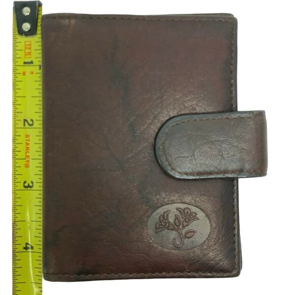 Buxton Brown Leather Credit Card ID Bifold Wallet - Picture 1 of 7